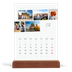 Calendario de mesa con base de madera - vertical  — Descanso de la ciudad [Febrero]