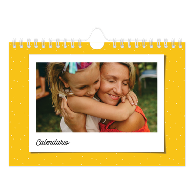 Calendario personalizado A5 — Instantáneas pop de colores [portada]
