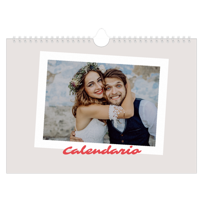 Calendario A4 horizontal — Firmado en carmín [portada]