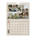 Calendario personalizado A5 — Efecto de sello craft [Abril]