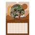 Calendario personalizado A4 — Montañas neutrales [Enero]