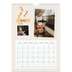 Calendario personalizado A4 — Scrapbook vintage [Abril]