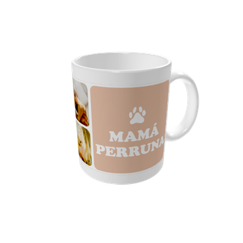 Tazas personalizadas — Mamá perruna - color