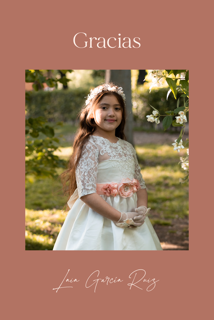 Tarjetas de agradecimiento — Moderno y terracota