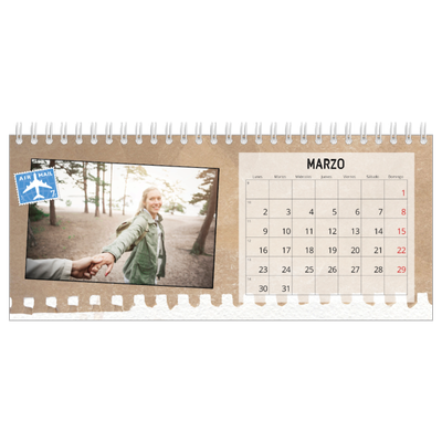 Calendarios de mesa — Parts unknown [Marzo]