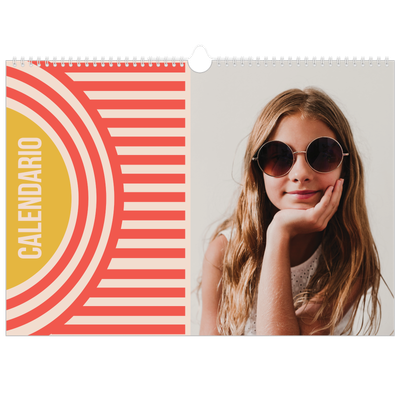 Calendario A3 horizontal — Brillante y bonito [portada]