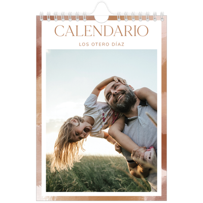 Calendario personalizado A5 — Efecto pincel [portada]
