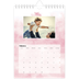 Calendario personalizado A5 — Fondos de acuarela [Febrero]