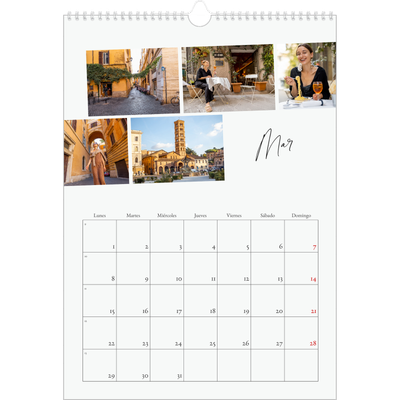 Calendarios A3 — Descanso de la ciudad [Marzo]