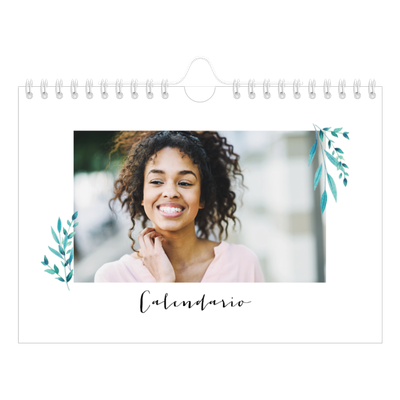 Calendario personalizado A5 — Ilustraciones de flores [portada]