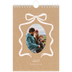 Calendario personalizado A5 — Papel kraft y lazo [portada]
