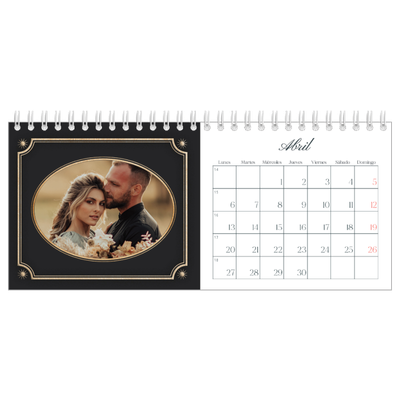 Calendarios de mesa — Clásico vintage [Abril]