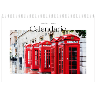 Calendario personalizado doble A4 — Mi diario de viaje [portada]
