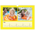 Calendario A3 horizontal — Brillante y llamativo [Abril]
