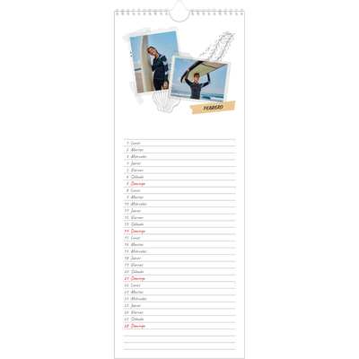 Calendario de cocina  — Scrapbook con estilo [Febrero]