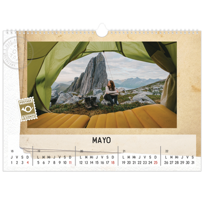 Calendario A3 horizontal — Parts unknown [portada]