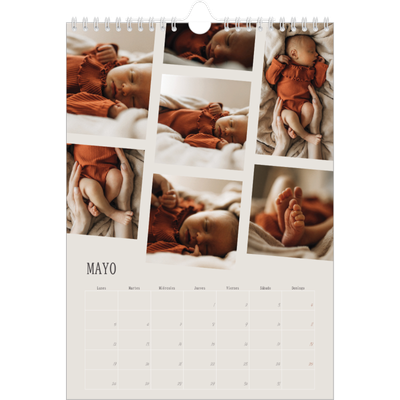 Calendario personalizado A4 — Recuerdos en movimiento [portada]
