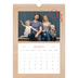Calendario personalizado A4 — Toques de rojo [Marzo]