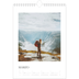 Calendario personalizado A4 — Atardeceres surferos [Marzo]