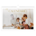 Calendario A4 horizontal — Texto dorado grande [portada]