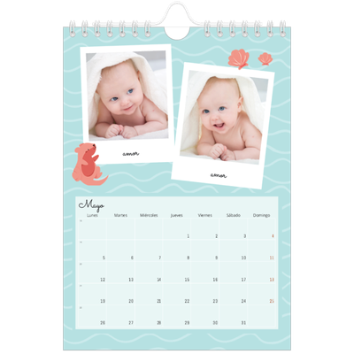 Calendario personalizado A5 — Animalitos [portada]