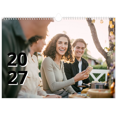 Calendario A3 horizontal — Estilo de letra [portada]