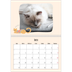 Calendario personalizado doble A4 — Gatos y garabatos [Enero]