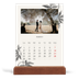 Calendario de mesa con base de madera - vertical  — Tinta y hiedra [Marzo]