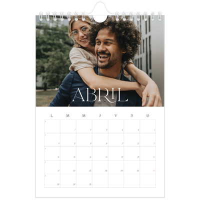 Calendario personalizado A5 — Más grandioso que la vida [Abril]