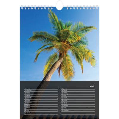 Calendario personalizado A4 — Complementos [Abril]