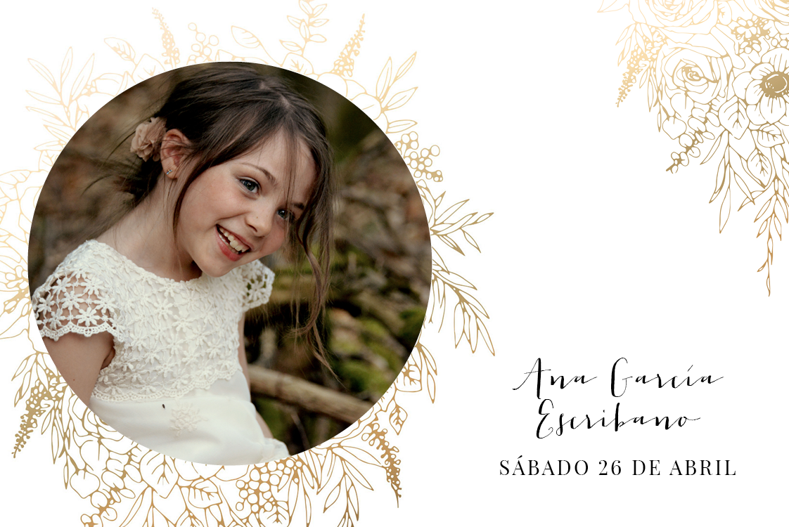 Tarjetas de agradecimiento — Dibujo lineal de marcos florales