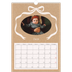 Calendarios A3 — Papel kraft y lazo [Enero]
