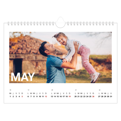 Calendario A4 horizontal — El gran mes [portada]