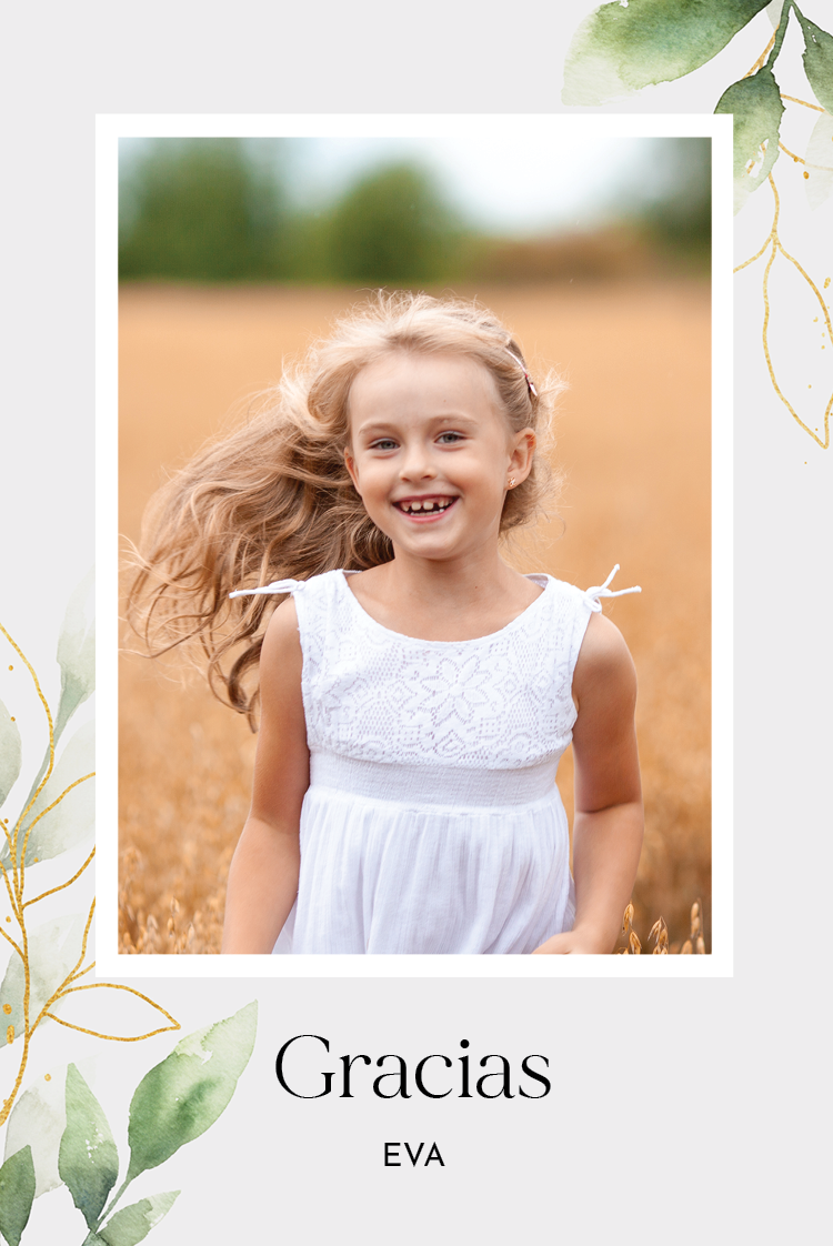 Tarjetas de agradecimiento — Salpicado floral