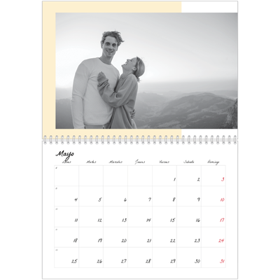 Calendario personalizado doble A4 — Pantallas de color [portada]
