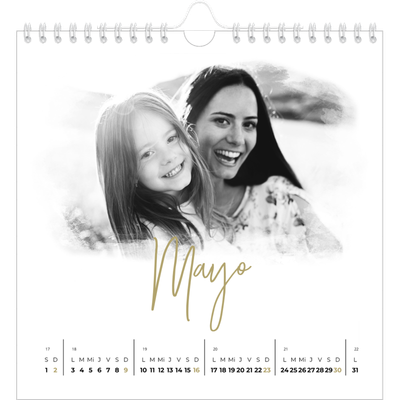 Calendarios Cuadrados — Efectos fotográficos [Mayo]