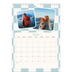 Calendario personalizado A4 — Patrones retro [Febrero]