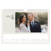 Calendario A4 horizontal — Iniciales en flor [Abril]