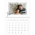 Calendario personalizado doble A4 — Marco transparente [Febrero]