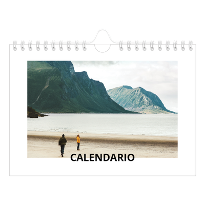Calendario personalizado A5 — White space [portada]