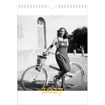 Calendario personalizado A4 — Estilo Heritage [portada]