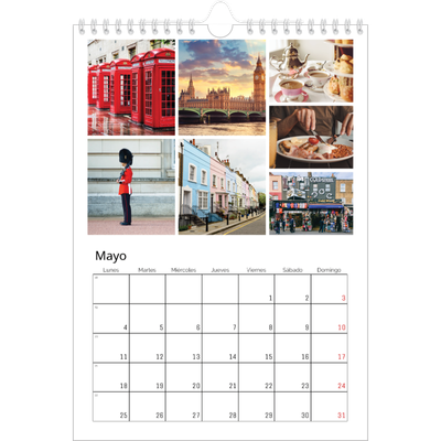 Calendario personalizado A4 — Estructura [portada]