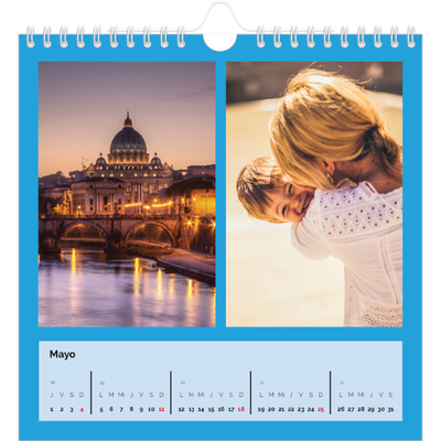 Calendarios Cuadrados — Brillante y llamativo [portada]