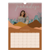 Calendario personalizado A4 — Montañas neutrales [Febrero]