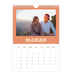 Calendario personalizado A5 — Marcos retro [Marzo]