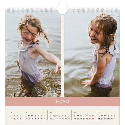 Calendarios Cuadrados — Capítulos pastel [portada]