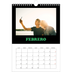 Calendario personalizado A4 — Tipo divertido [Febrero]