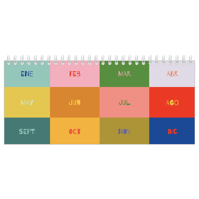 Calendarios de mesa — Divertido y colorido [portada]