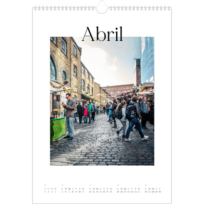 Calendarios A3 — Mi diario de viaje [Abril]