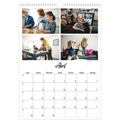 Calendarios A3 — Este(a) soy yo [Abril]